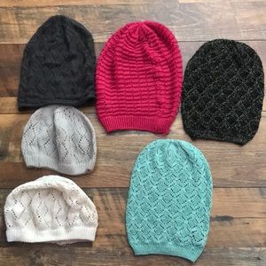 Slouchy beanie bundle